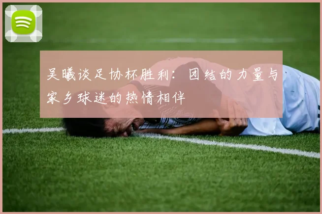 吴曦谈足协杯胜利：团结的力量与家乡球迷的热情相伴